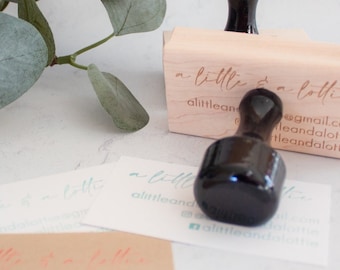 Personalized Business Card Stamp