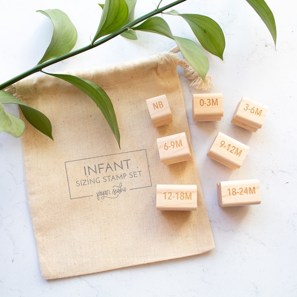 Infant Sizing Stamp Set