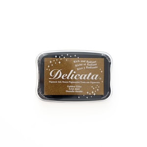 Delicata Metallic Pigment Ink Pad Gold ink pad Silver ink pad Gold