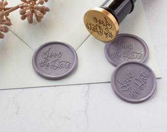 Save the Date Wax Seal Stamp