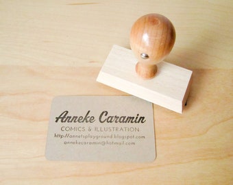 Custom Business Card Stamp