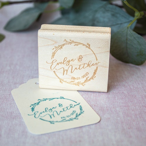 Custom Wedding Favor Stamp the Perfect Blend Etsy