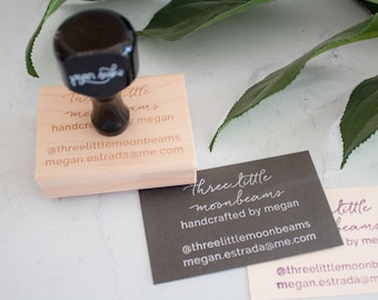 Personalized Business Card Stamp