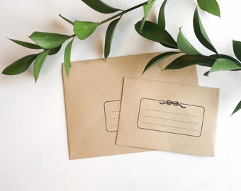 Bow Self-Inking Envelope Addressing Stamp