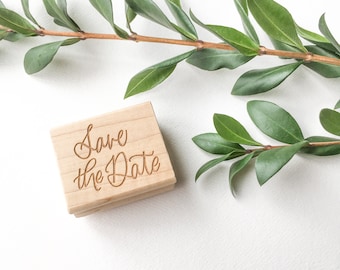 Save the Date rubber stamp