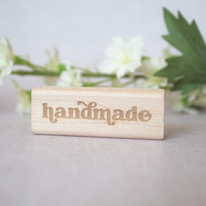 Retro Handmade Rubber  Stamp