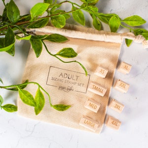 Adult Sizing Stamp Set