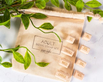 Adult Sizing Stamp Set