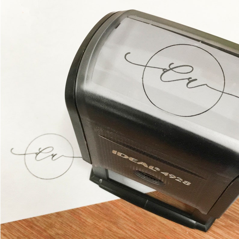 Self inking custom logo stamp image 1