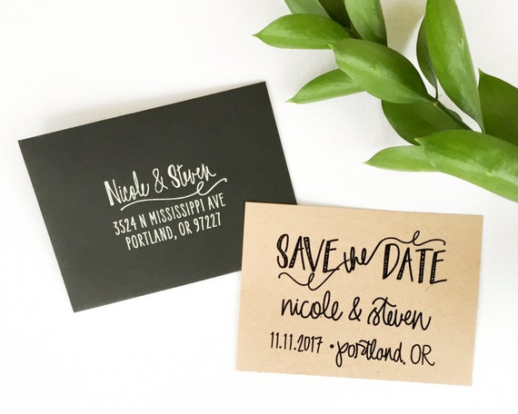 save the date stamp