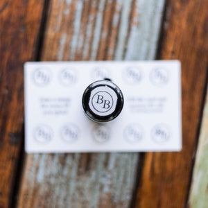 Custom Round Loyalty Card Mini Self Inking Stamp image 2