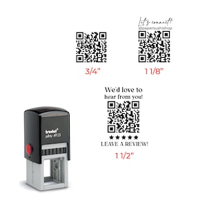 Tampon code QR auto-encreur - Tampon code QR pour URL de site Web