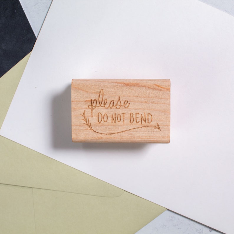 Please Don't Bend Stempel Bild 5