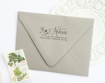 Personalized Calligraphy Address Stamp