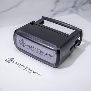 Self Inking Custom Logo Rubber Stamp - Made with Your Design, Brand, or Artwork Bild 7