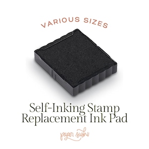 Replacement Ink Pad for Self Inking Stamps - Various Sizes!
