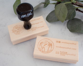 Personalized Business Card Stamp