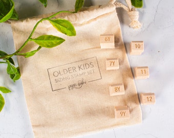 Older Kids Sizing Stamp Set