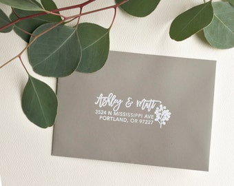 Eucalyptus Address Stamp