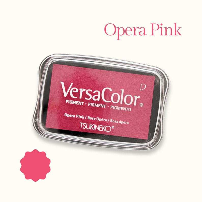 Versacolor Pigment Ink Pad opera pink