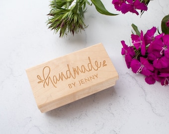Personalized Handmade By You custom stamp