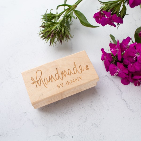 Personalized Handmade By You custom stamp