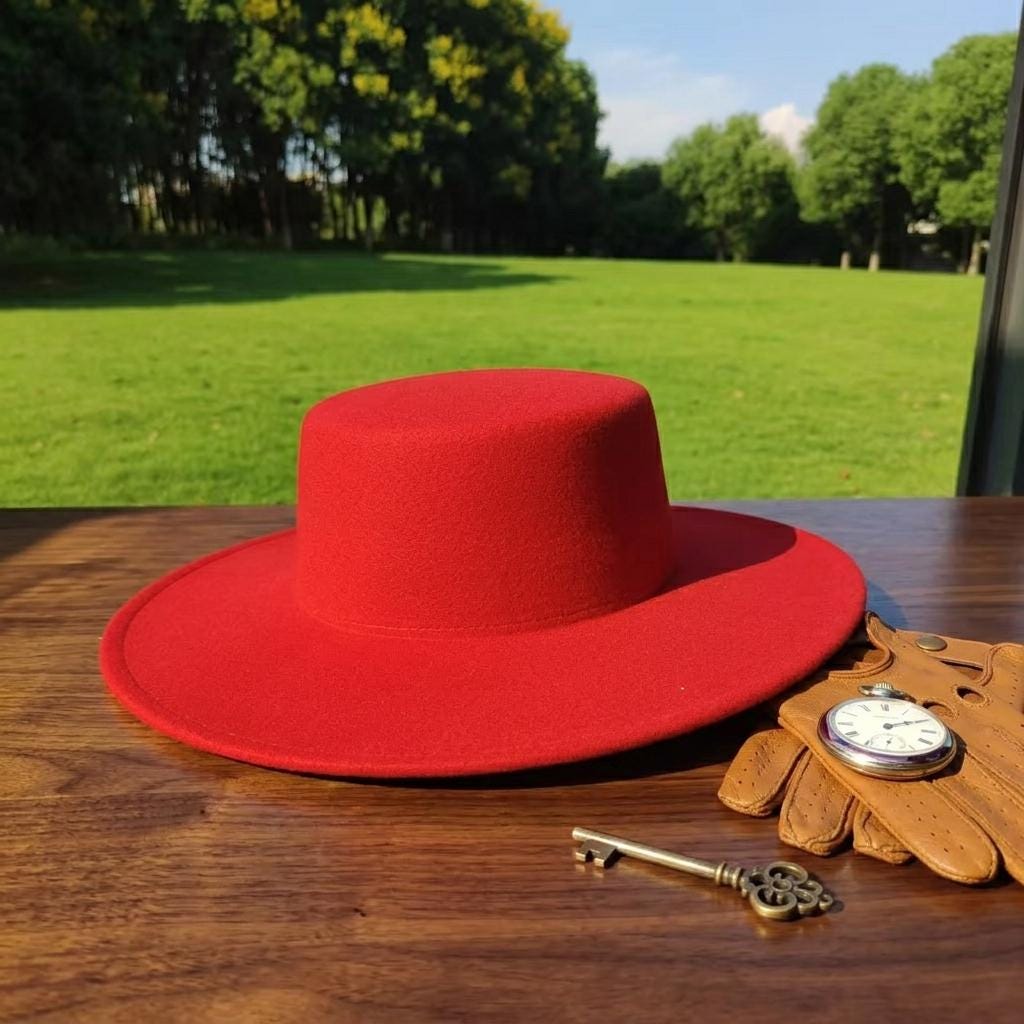 ladies red dress hats Dressy Style IDA4580412-032