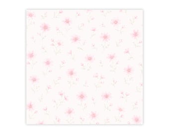 Roze aquarel bloemen Post-it notitieblokjes | Bloemen plaknotities