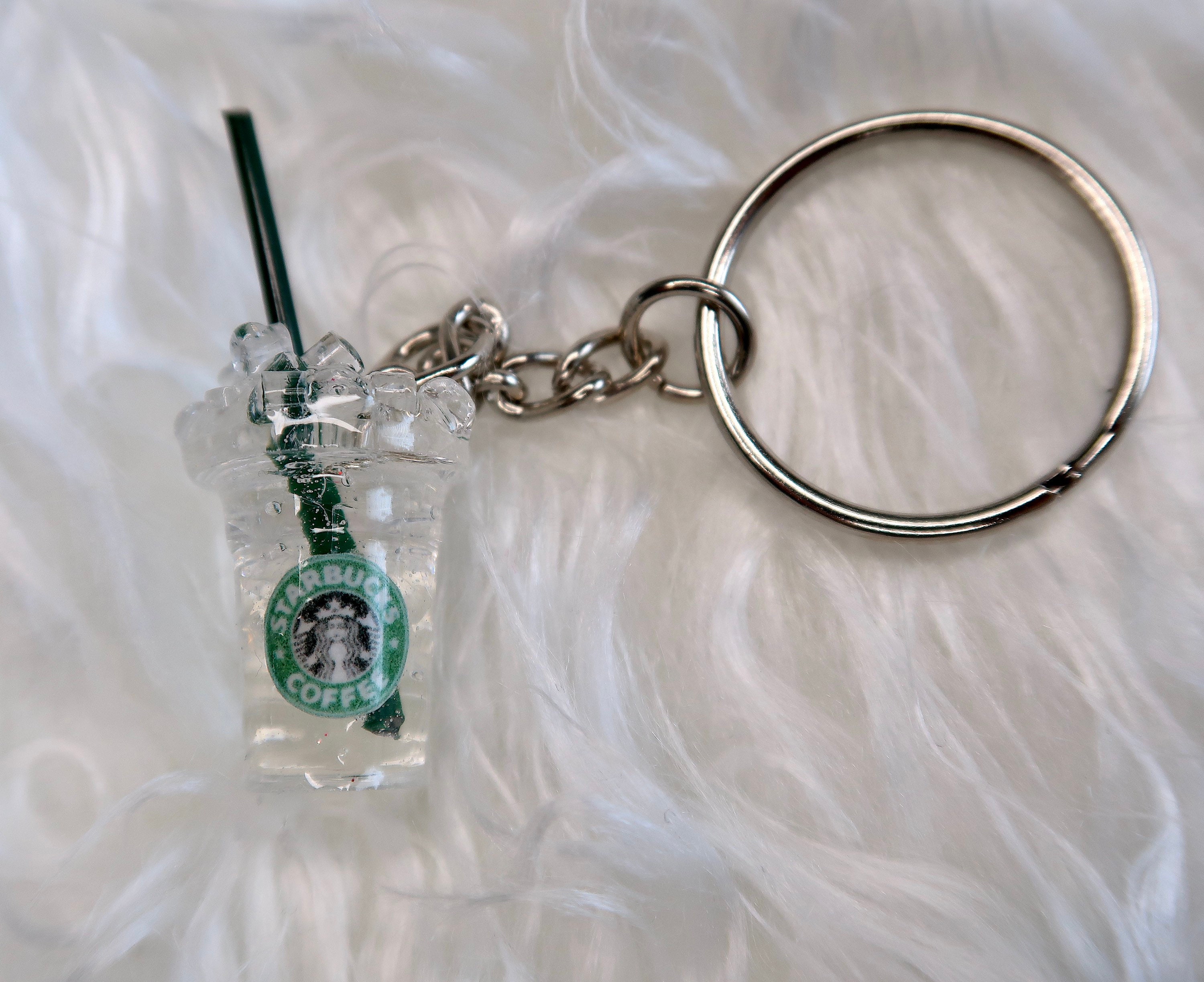 Starbucks Iced Water Keychain Etsy
