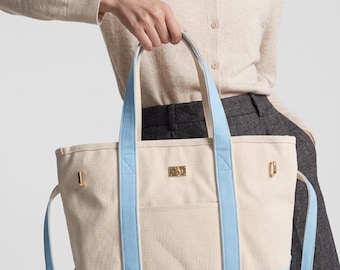 Heavyweight Canvas Tote Bag | Minimalist Everyday Shoulder Bag