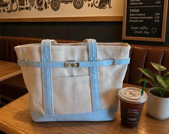 Boat tote, Chic Minimal Tote for everyday.