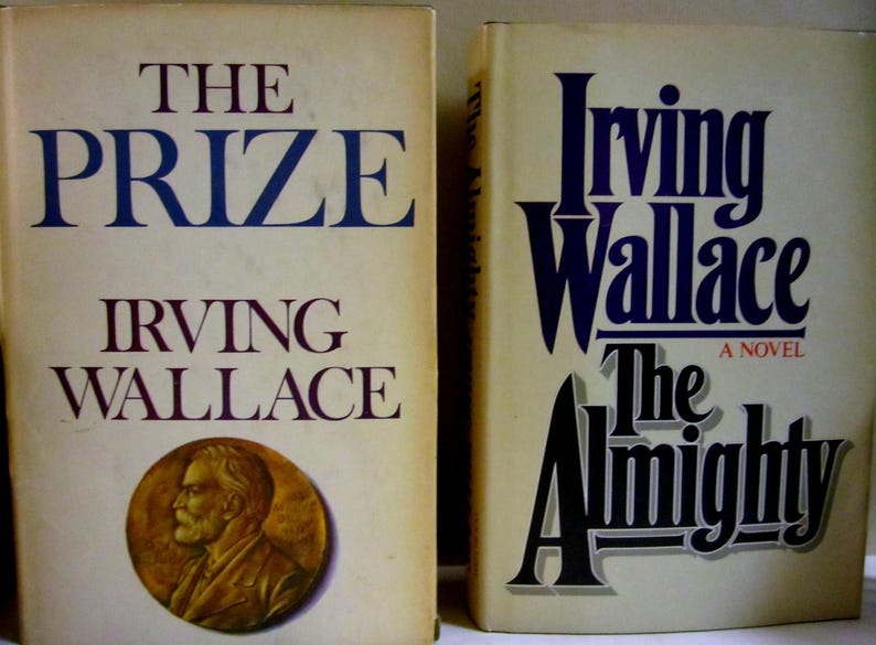 Irving Wallace Bundle of Four Books Etsy