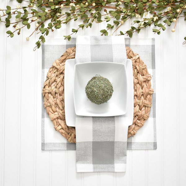 Buffalo Plaid Placemats Etsy