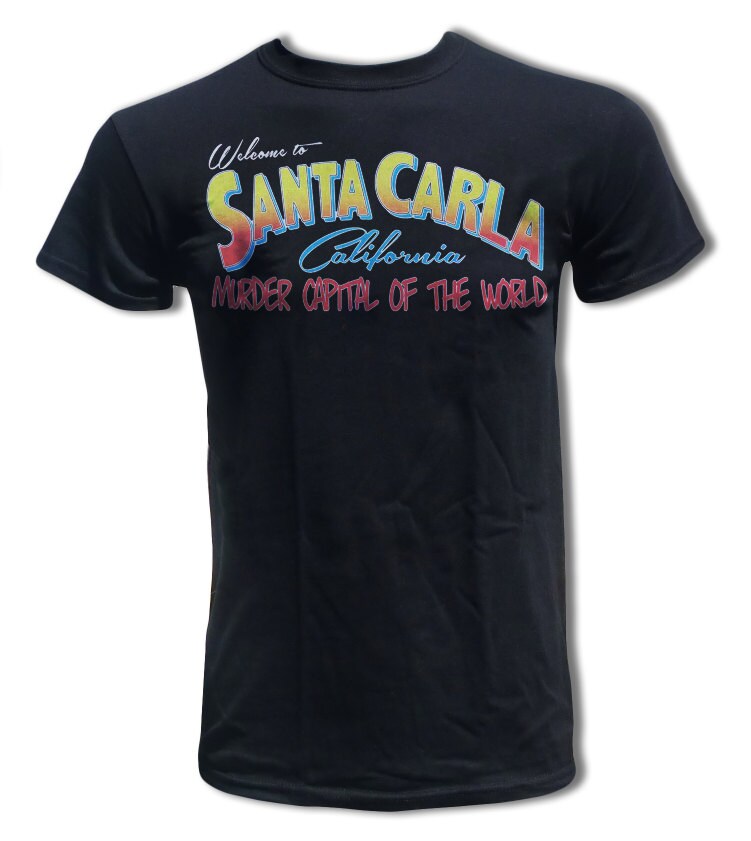 Santa Carla T Shirt Retro Graphic Tees for Men Women & | Etsy