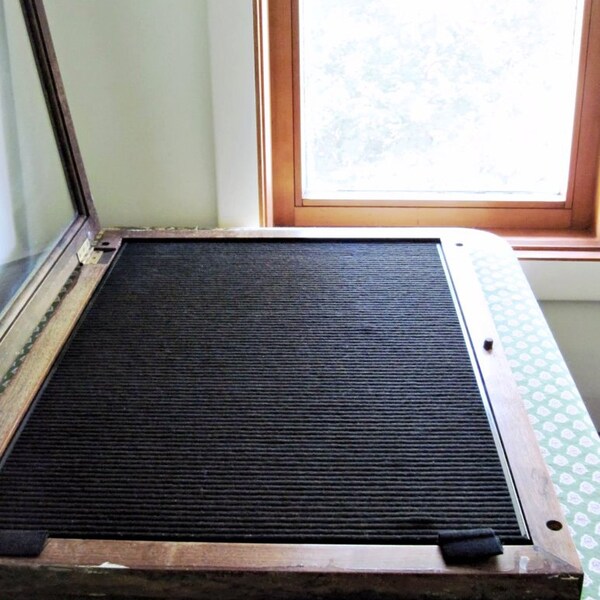 Vintage Wooden Jewelry Display Case, Craft Shows, Art Fairs