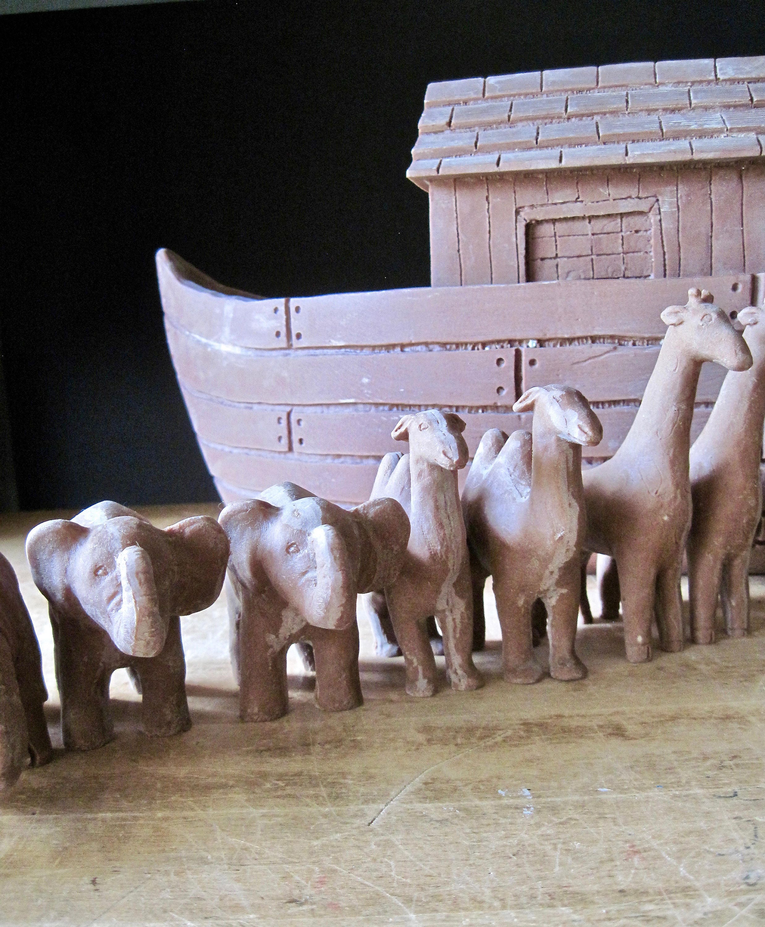 工芸品 Gustavsberg  Noaks Ark DROMEDAR LISA LARSON. Stor dromedar ur serien Noaks Ark, Gustavsberg
