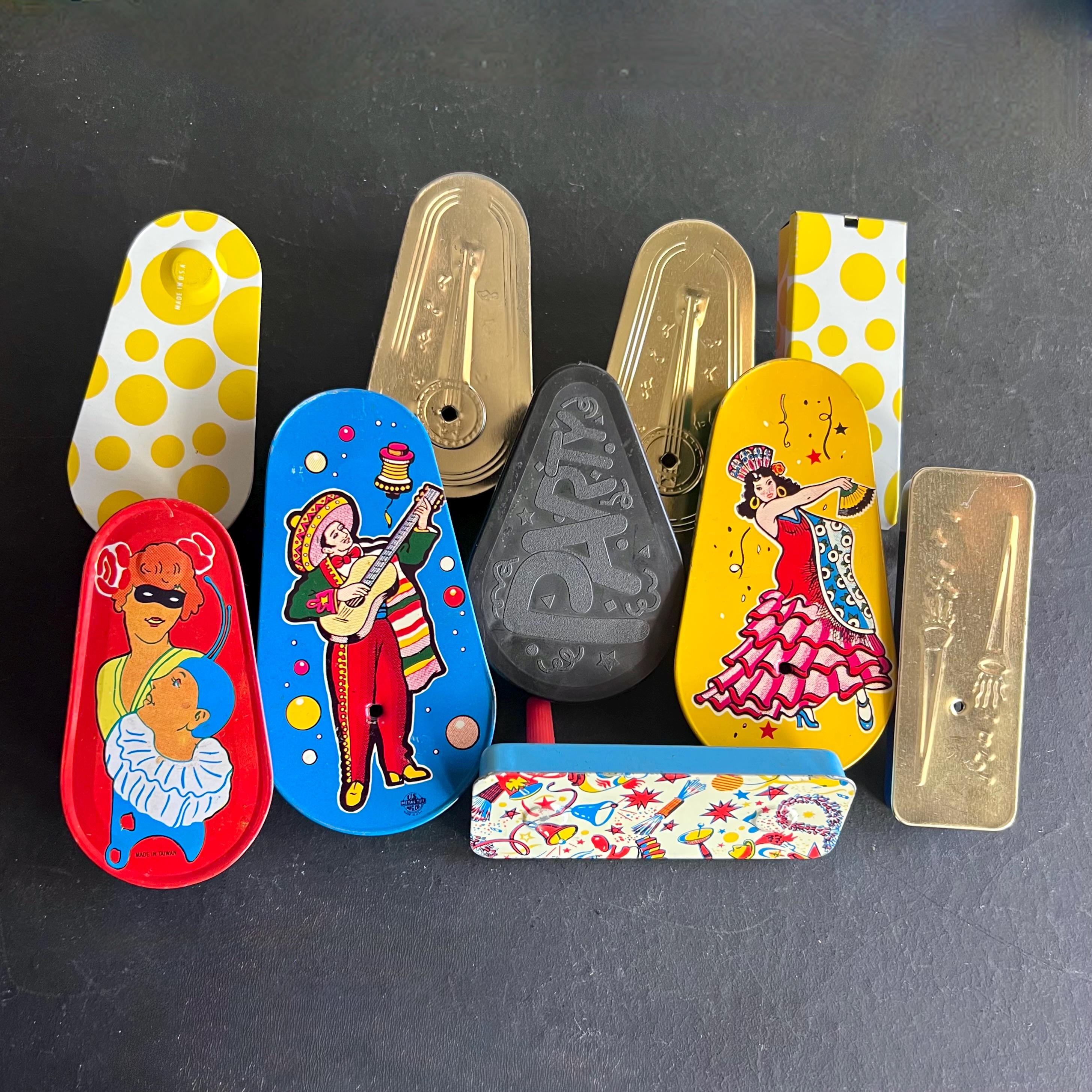 Set of 21 Vintage Tin Litho Party Noise Makers - Etsy