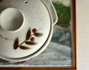 Vintage Otagiri Japan Covered Baking Dish, Bittersweet Pattern Otagiri Stoneware, 1970s Ceramic Casserole Dish