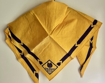 Vintage Boy Scout Neckerchief Set, Cub Scout Uniform, 1960s BSA