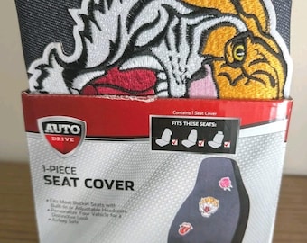 Funda protectora para asiento de coche Tiger NUEVA Blue Jean Kiss Rose Bee Butterfly Girl Delantera