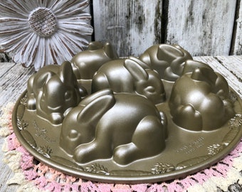 Nordic Ware Bunny mold. Baby bunnies cake pan