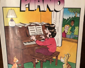 You Can Teach Yourself Piano. 1989 piano instruction book. Softcover piano lesson book