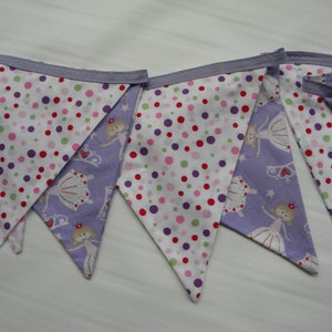 Polka Dot Princess Party Bunting Banner