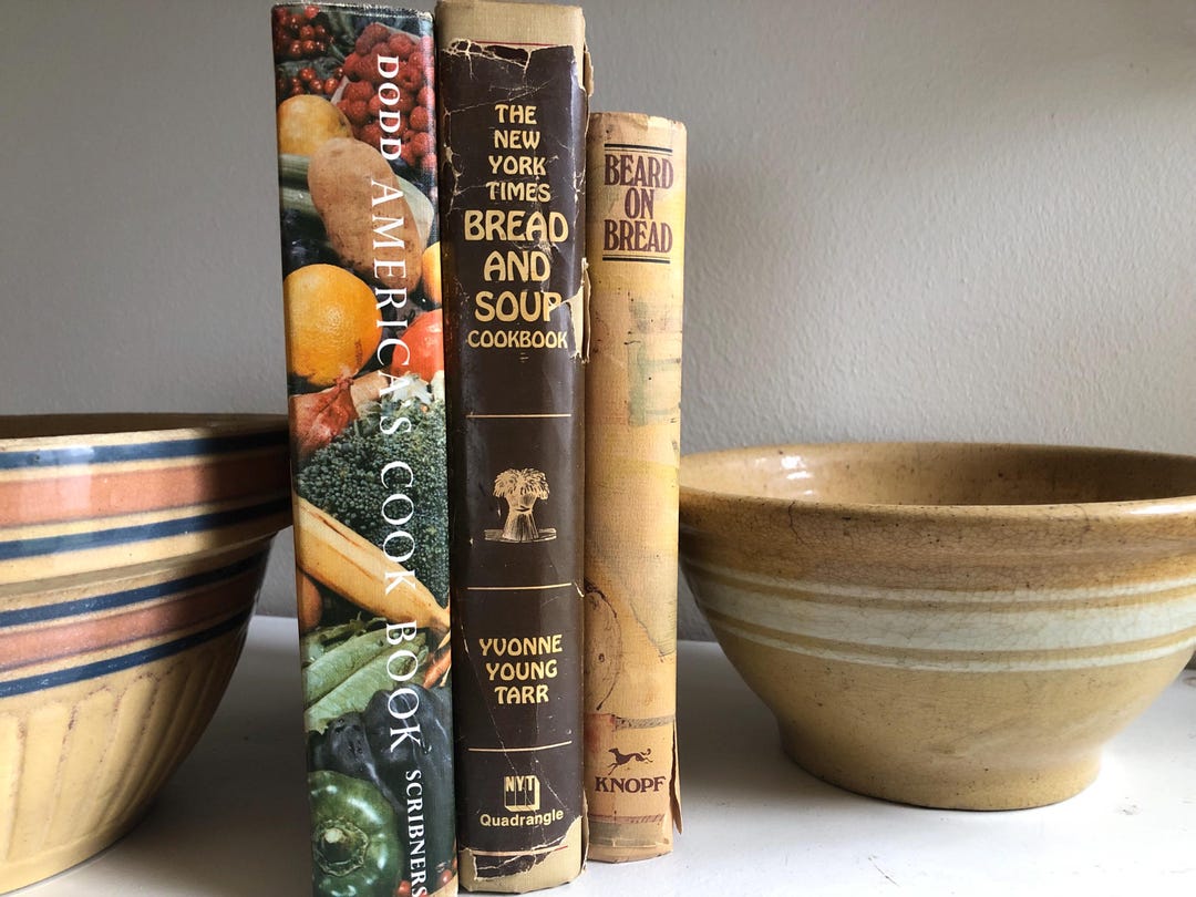 Instant Vintage Kitchen Cookbook Library. Vintage Kitchen Decor. 1960s ...