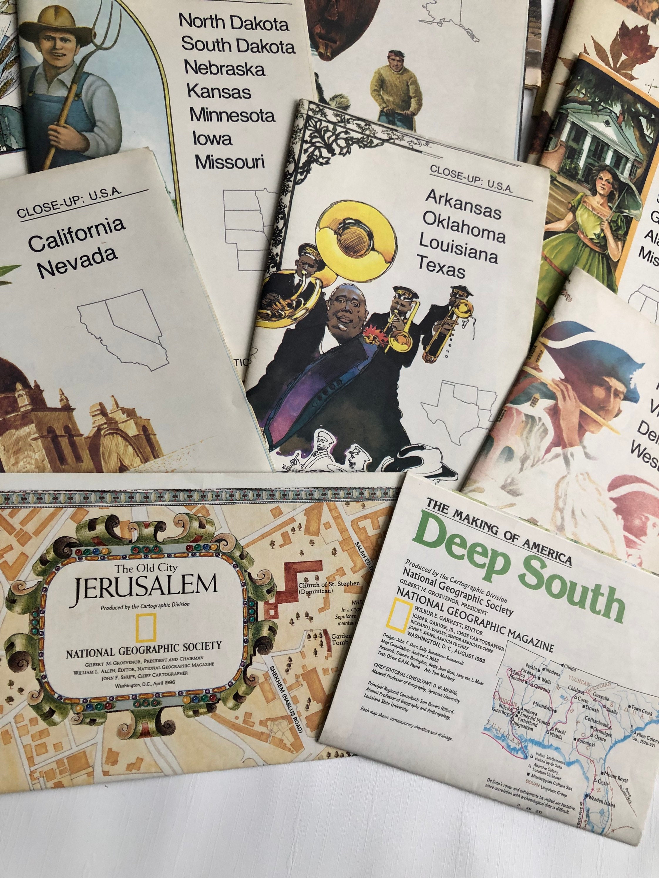 National Geographic Magazine Map Collection. National Geographic up ...