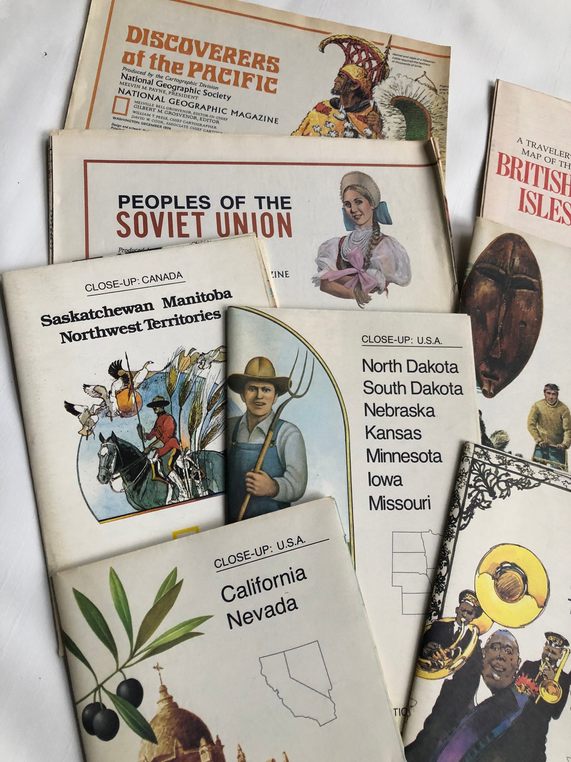 National Geographic Magazine Map Collection. National Geographic up ...