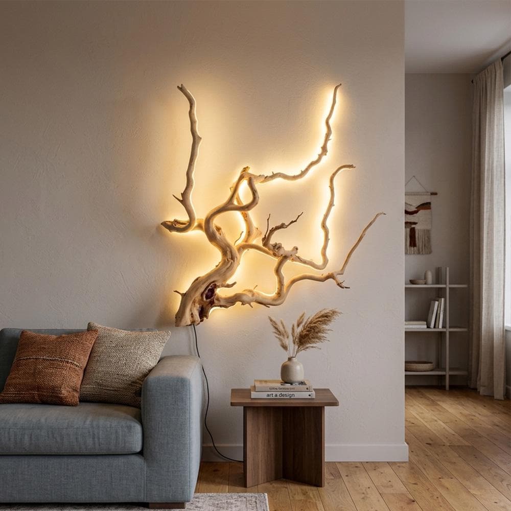 Driftwood Wall Light - Etsy Canada