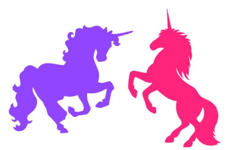 12 Unicorn Die Cuts