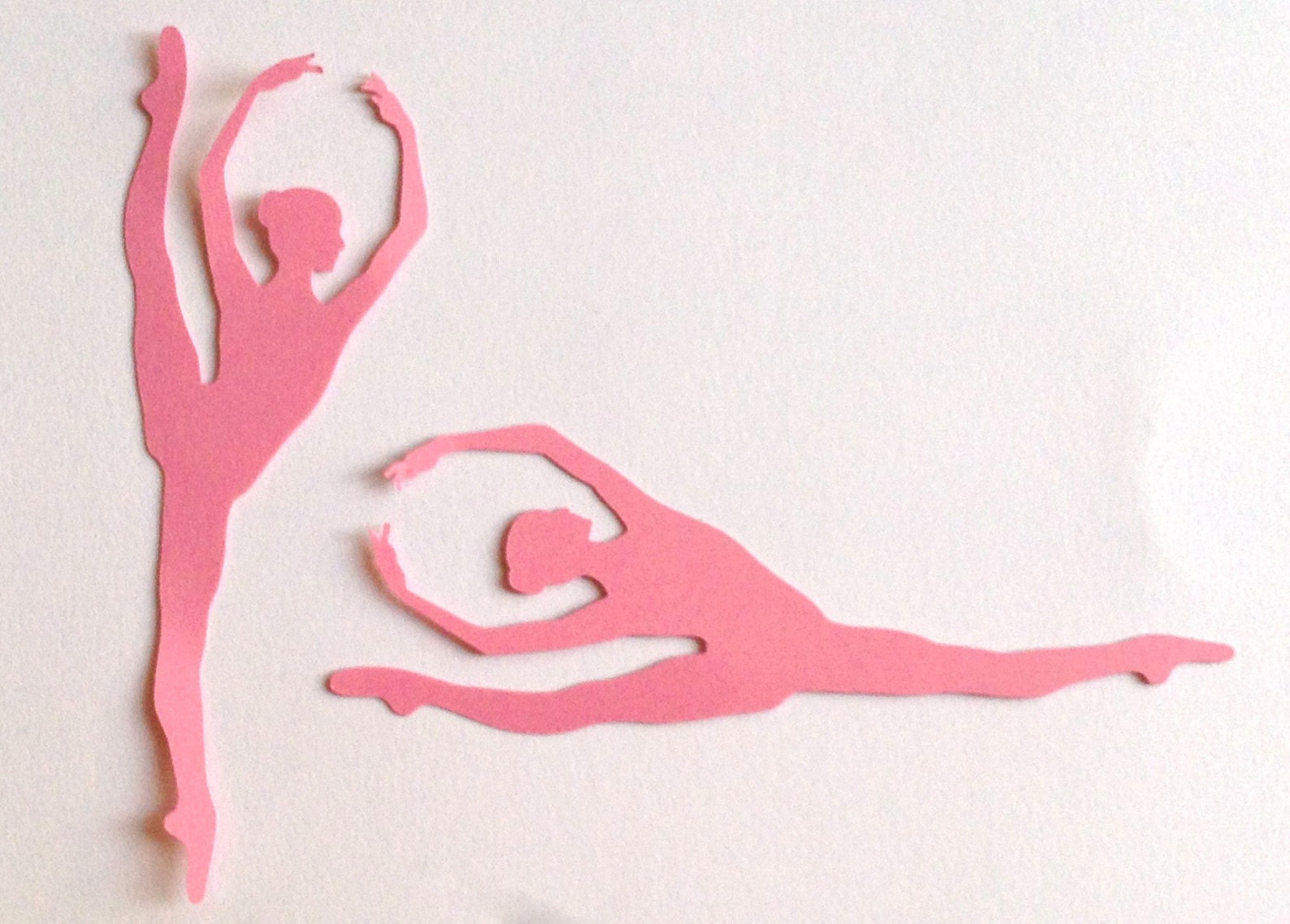 die cut dancer/ballet on pointe