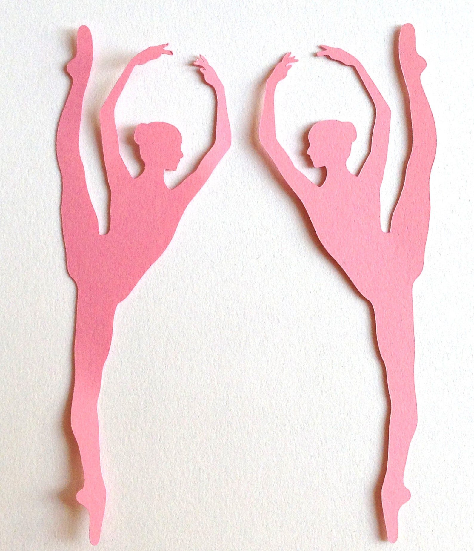 die cut dancer/ballet on pointe